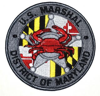 Maryland District – Us Marshal - Washington Wa Federal Sheriff Police Patch