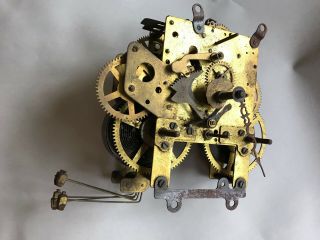 Sessions Westminster Chime Antique Clock Movement 8 Day Double Wind
