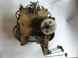 Sessions Westminster Chime Antique Clock Movement 8 Day Double Wind 2