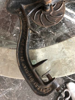 Vtg antique cast iron Enterprise no.  1 cherry stoner pitter hand crank rustic 4