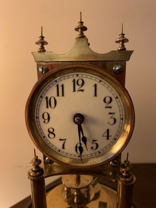 BHA Marked Gustav Becker? 1907? Torsion Anniversary Clock Suspension Wire Broken 3