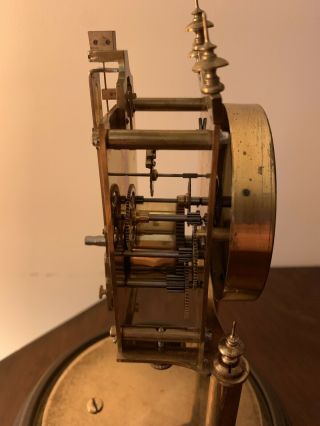 BHA Marked Gustav Becker? 1907? Torsion Anniversary Clock Suspension Wire Broken 4