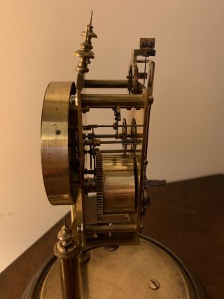 BHA Marked Gustav Becker? 1907? Torsion Anniversary Clock Suspension Wire Broken 7