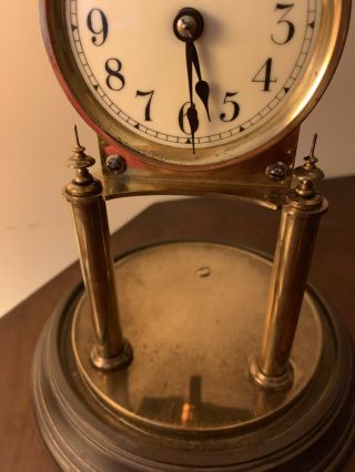 BHA Marked Gustav Becker? 1907? Torsion Anniversary Clock Suspension Wire Broken 8