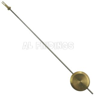 35mm Universal Clock Pendulum Bob Brass Steel Rod Regulating Nut Clockmakers