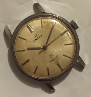 Enicar 25 Supertest Vintage Mens Watch