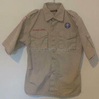 Boy Scout Now Scouts Bsa Uniform Shirt Size Youth Large Ss 054