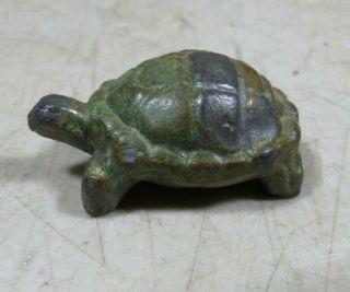 Vintage/antique Small Mini Solid Brass Turtle Tortoise Terrapin