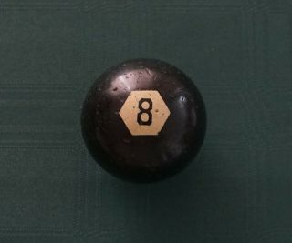 Antique Billiard Ball - Direct Sight Ball