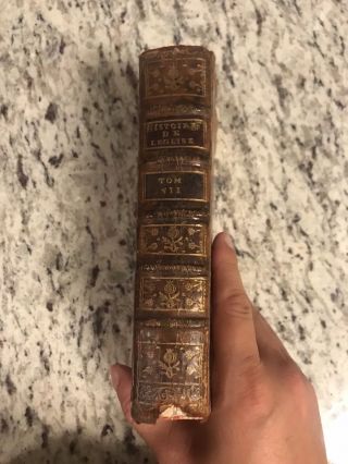 1780 Antique History Book " Histoire L 