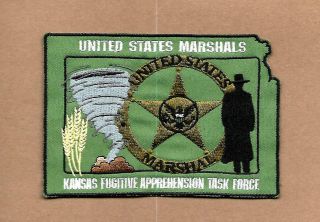 U.  S.  Marshal - Kansas State Shape - Fugitive Apprehension Task Force - Tornado