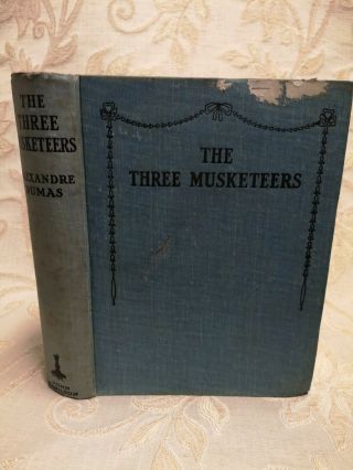 Antique Book Of The Three Musketeers,  By Alexandre Dumas