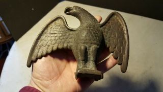 Antique Patent 1900 Cast Iron Eagle Snow Catcher Bird Unusual Americana