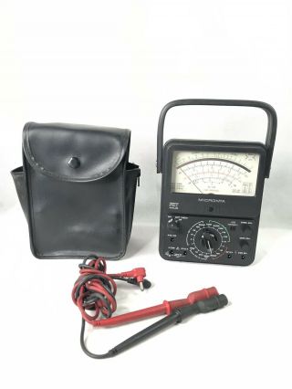 Vintage Radio Shack Micronta Analog Model 22 - 220 Multi - Meter