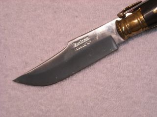 NAVAJA HALCON BUFFALO HORN FOLDING KNIFE 3