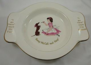 Vintage Betsy Mccall And Nosy Porcelain Plate Holmes & Edwards Homer Laughlin