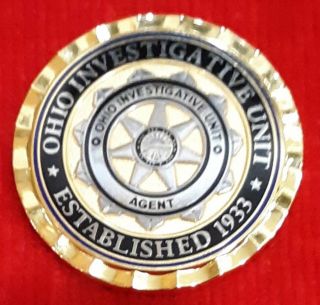 Ohio Highway Patrol Investigative Unit Challenge Coin (ela Chp Lapd Police)