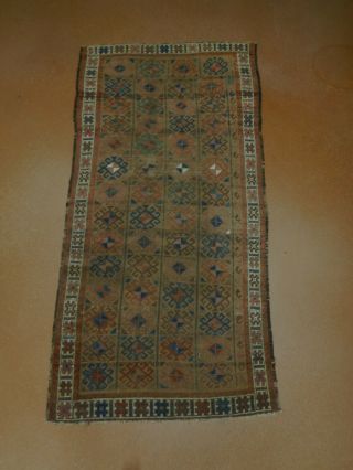 Antique Balouchi Rug rare 2.  8 x 5.  4 Baluchi lovely carpet ca 1890 Collector ' s 2