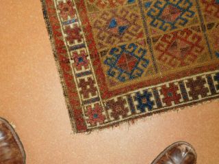 Antique Balouchi Rug rare 2.  8 x 5.  4 Baluchi lovely carpet ca 1890 Collector ' s 3