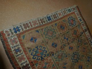 Antique Balouchi Rug rare 2.  8 x 5.  4 Baluchi lovely carpet ca 1890 Collector ' s 7