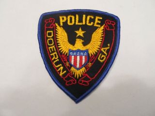 Georgia Doerun Police Patch