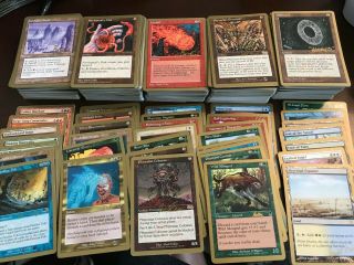 500 Magic The Gathering World Championship Deck Cards Gold Bordered Pictured Mtg
