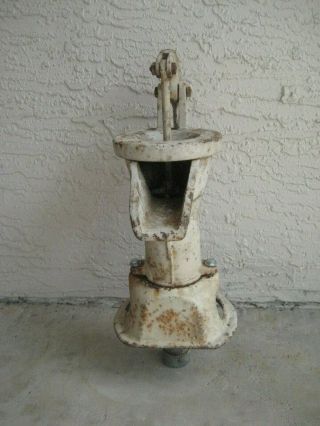 Vintage Hand Water Pump / Cast Iron Salvage / Decor / Unknown MFG 2