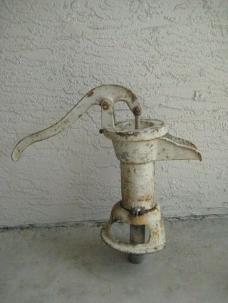 Vintage Hand Water Pump / Cast Iron Salvage / Decor / Unknown MFG 3