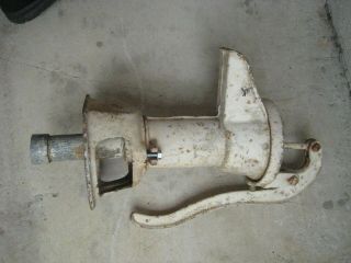 Vintage Hand Water Pump / Cast Iron Salvage / Decor / Unknown MFG 8
