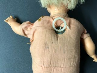 Vintage Ideal Baby Doll Pull String Head & Legs Move 10 