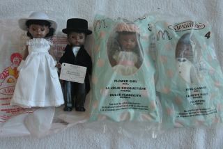 Wedding Party Set (4) Mcdonalds Madame Alexander Dolls