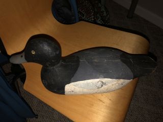 Antique Wood Carved Hunting Duck Decoy 3