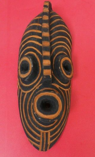 Good African Tribal Art Carved Wooden Songye Luba Lega Congo Voodoo Face Mask Nr