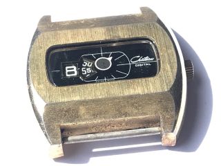 Vintage Chateau Digital Jump - Hour Wrist Watch Retro 1970 