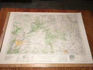 Louisville Ky.  In.  Oh.  1964 Usgs Topographical Geological Map 34 " X22 "