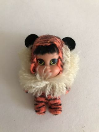 Mattel Liddle Little Kiddle Animiddle Tiny Tiger Toy Doll 1960s