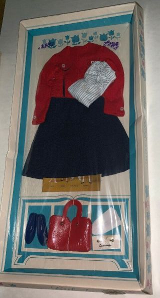 Vintage Judith Littlechap Judy’s 3 - Pc Suit Set Red Blue White Remco
