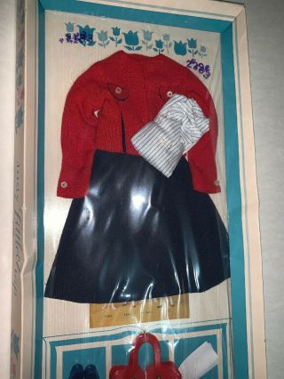 Vintage Judith Littlechap Judy’s 3 - pc Suit Set Red Blue White Remco 3