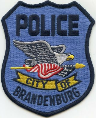 Brandenburg Kentucky Ky Police Patch