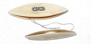 Antique Celluloid Sewing Tatting Shuttles