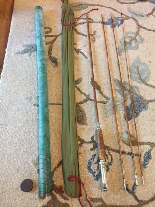 Vintage Unmarked Bamboo/cane? Sampson Fly Fishing Rod 9 