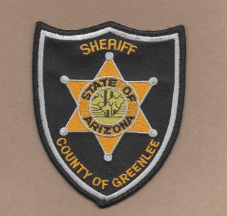 Arizona - Hard To Find - Black Backed - Greenlee County Sheriff Dept - Clifton,  Az