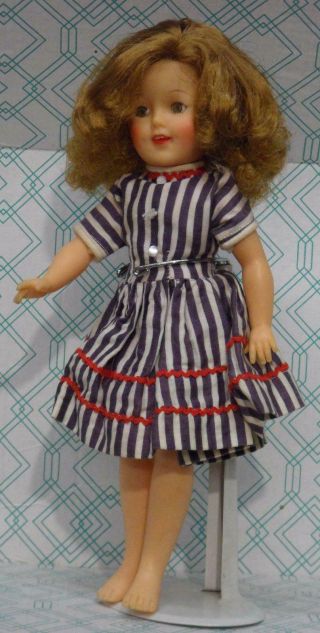 Vintage Ideal Shirley Temple Doll About 12 " Tall