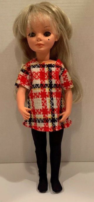 Red/wt/blue Top/navy Tights For 17 " Crissy Or Alta Moda Furga S Doll - No Doll