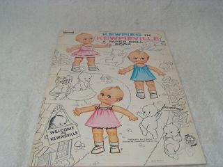 Kewpies In Kewpieville A Paper Doll Book Authorized Edition 1344