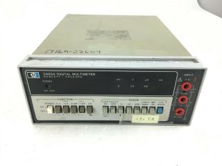 Hewlett Packard 3466a Digital Multimeter -