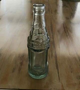 Antique,  Vintage,  Coca Cola Soda Water Bottle,  Star Decorated