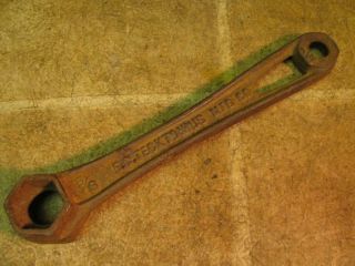 Vintage E.  C.  Tecktonius Mfg Co S12 Silo Wrench Farm Implement Tool Cast Iron