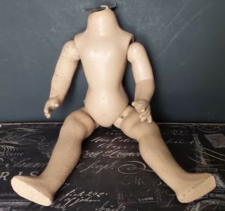 Antique Composition Doll Lady Jointed Body Needs Head