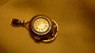 Vintage/antique - Pendant W Clinton Watch - 17 Jewels,  Wind Up,  Shock Resistant